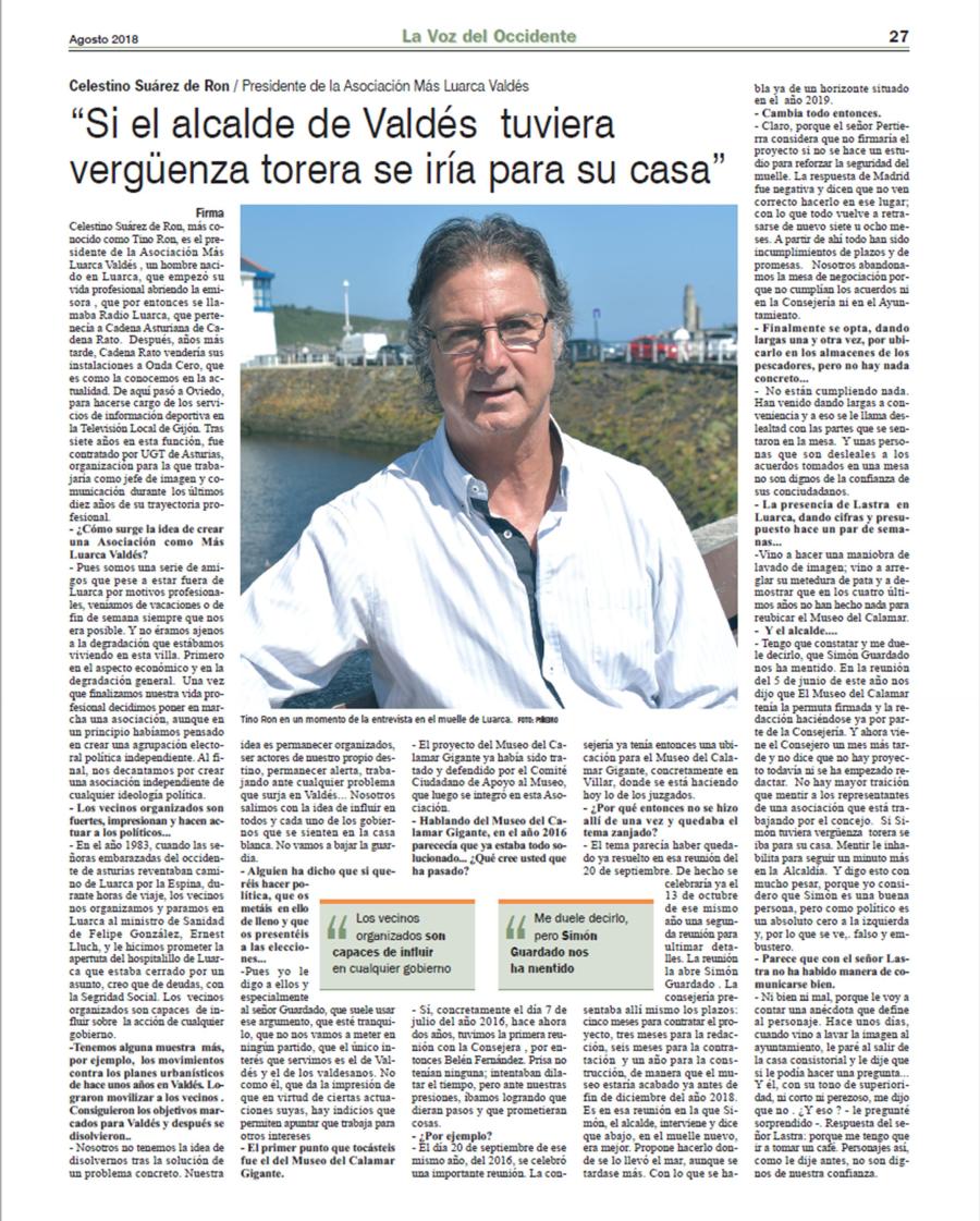 entrevista voz occidente